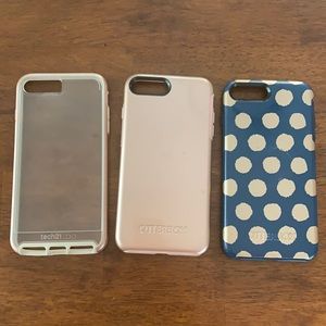 Iphone 8+ Cases! Good Condition!